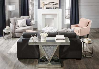 Fauteuil d’appoint enveloppant Sofa Lab personnalisable de 48 po fabriqué au Canada en tissu d’apparence lin - gris Pax Slate | CUDD3049