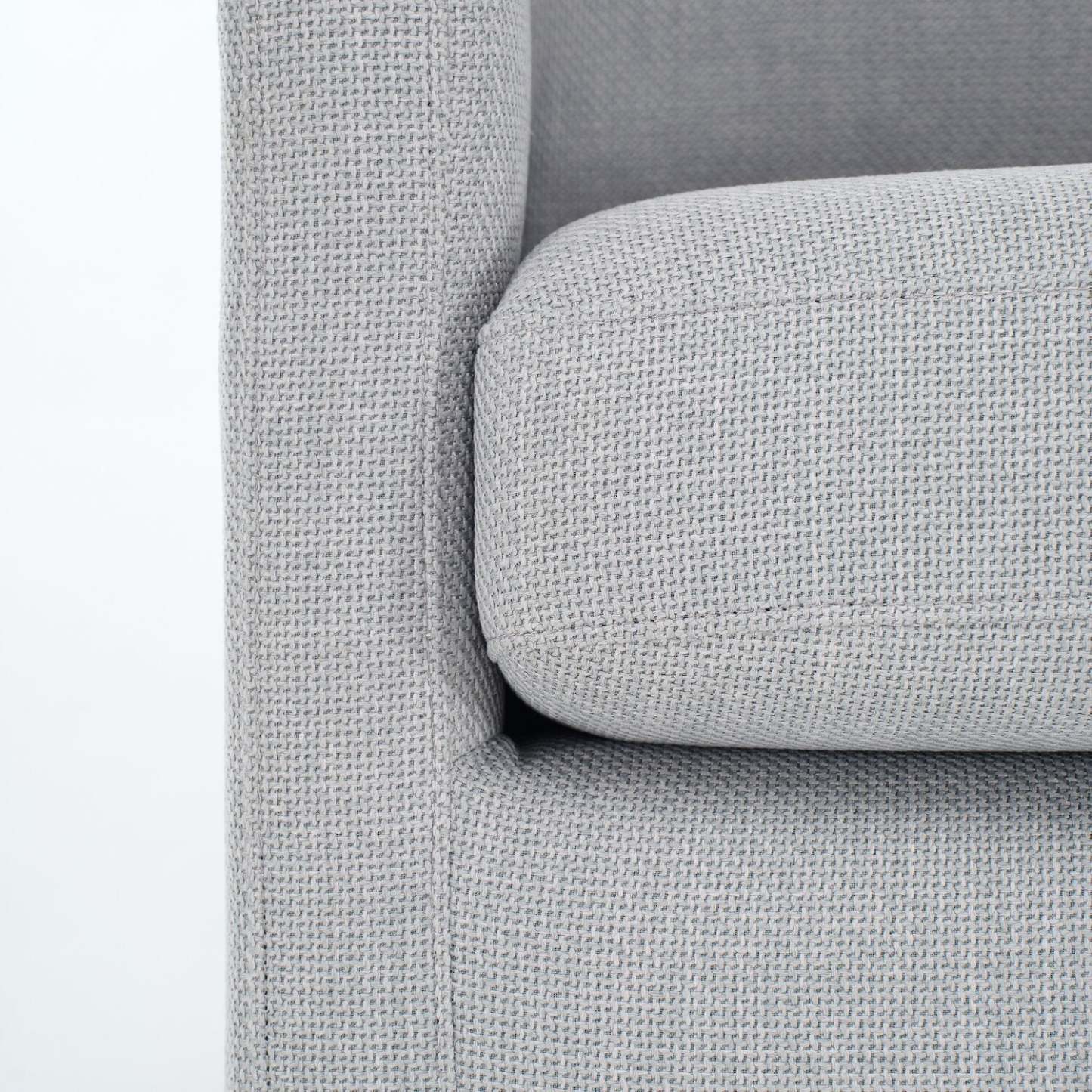 Ellie 29 Linen-Look Fabric Swivel Glider Accent Chair with Wingback and Recessed Arms - Grey | Fauteuil d’appoint à oreilles coulissant et pivotant Ellie de 29 po en tissu d’apparence lin avec accoudoirs en retrait - gris