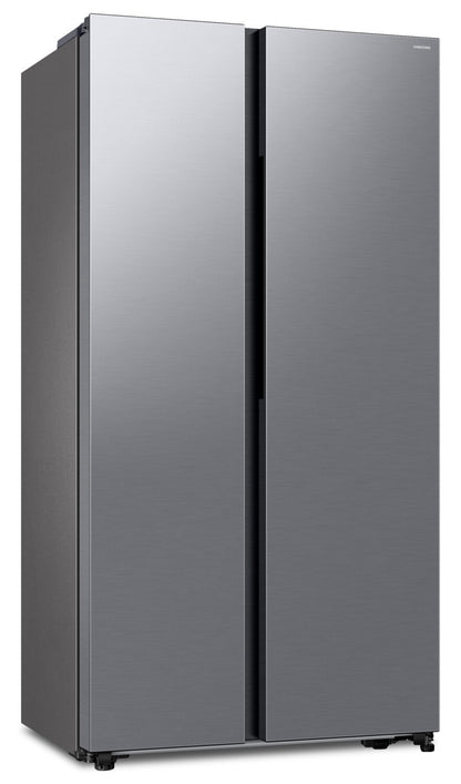 Réfrigérateur Samsung de 20,5 pi3 et 36 po de profondeur comptoir à compartiments juxtaposés avec technologie SpaceMax - RS20DG4000M9AA | Samsung 36 20.5 Cu. Ft. Counter-Depth Side by Side Refrigerator with SpaceMax Technology - RS20DG4000M9AA