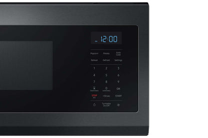 Samsung 1,1 Cu. Fort. Micro-ondes à hotte intégrée de 400 CFM - Acier inoxydable noir mat - ME11F7510MT/AC | Quatre à micro-ondes à hotte intégrée Samsung de 1,1 pi³ avec 400 pi³/min - acier inoxydable noir mat - ME11F7510MT/AC