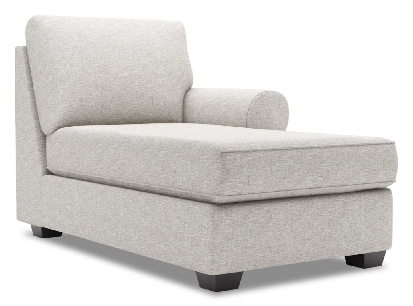 Sofa Lab Roll RAF Chaise - Luxe Argent | Fauteuil long de gauche Roll de la collection Sofa Lab - Luxe Argent | RO282793