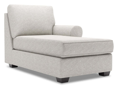 Sofa Lab Roll RAF Chaise - Luxe Argent | Fauteuil long de gauche Roll de la collection Sofa Lab - Luxe Argent | RO282793