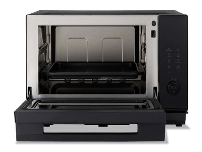 Panasonic 1 Cu. Fort. Micro-ondes de comptoir avec four à vapeur combiné et cavité plate de grande surface – Noir… | Four à micro-ondes de comptoir Panasonic de 1 pi³ avec quatre à la vapeur combiné et grande cavité de …