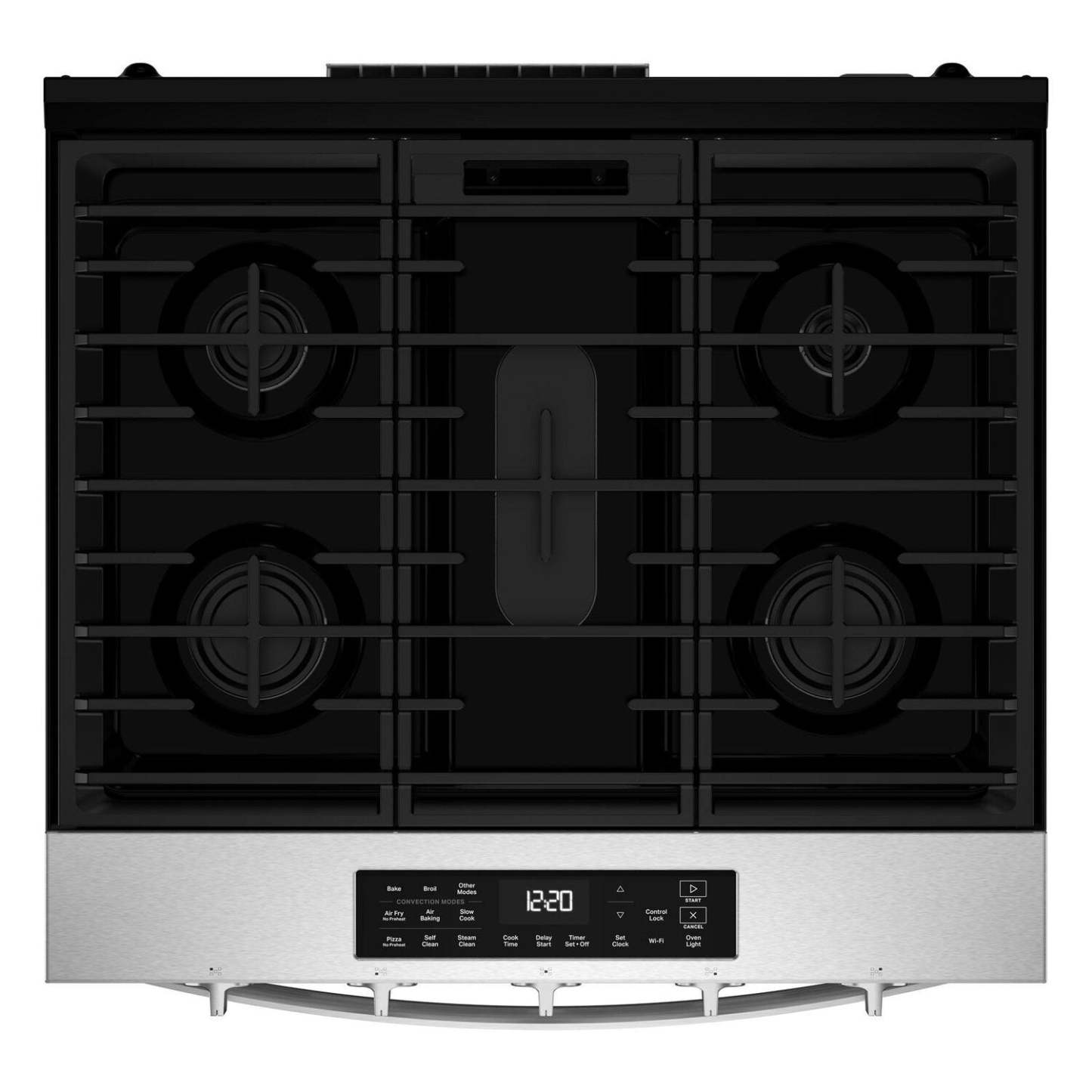 Cuisinière à gaz Whirlpool de 5 pi³ et de 30 po avec cuisson à air - acier inoxydable résistant aux traces de doigts - WSGS5030SZ