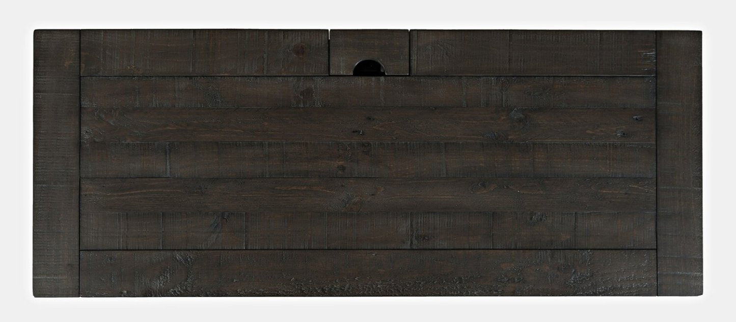 Madison County 50 Office Office Desk with 3-Drawers - Vintage White with Barnwood Brown |Bureau Madison County de 50 po à 3 tiroirs - blanc rétro avec brun de style bois de grange