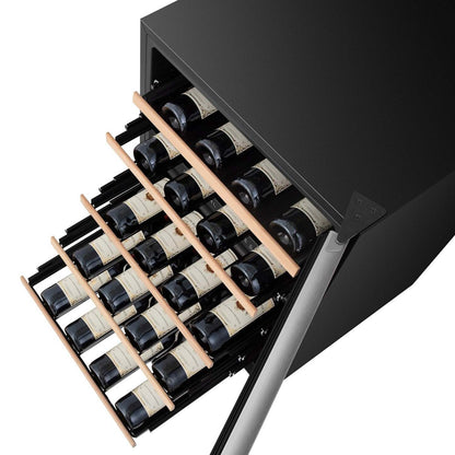 Hisense 4,9 pi3 Refroidisseur à vin à 2 zones pour 46 bouteilles avec Wi-Fi - acier inoxydable - HWD046N6SS | Refroidisseur à vin à 2 zones Hisense de 4,9 pi3 pour 46 bouteilles avec Wi-Fi - acier inoxydable - HWD046N6SS | HWD046NS