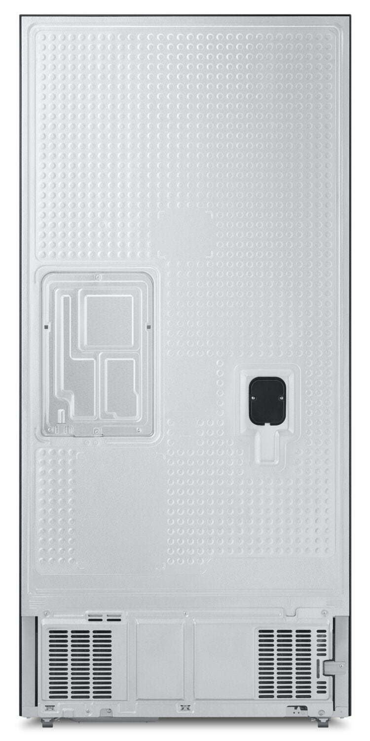 Réfrigérateur Samsung de 33 po et de 17,5 pi³ à portes françaises de profondeur - noir caviar mat - RF18A5101MT/AA | Samsung 33 17,5 Cu. Fort. Réfrigérateur à portes françaises à profondeur de comptoir - Noir caviar mat - RF18A5101MT/AA