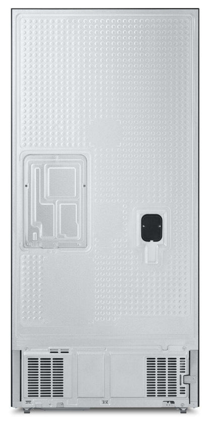 Réfrigérateur Samsung de 33 po et de 17,5 pi³ à portes françaises de profondeur - noir caviar mat - RF18A5101MT/AA | Samsung 33 17,5 Cu. Fort. Réfrigérateur à portes françaises à profondeur de comptoir - Noir caviar mat - RF18A5101MT/AA