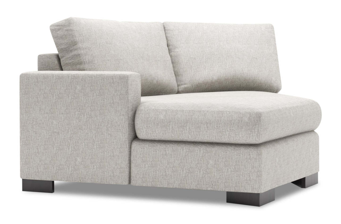 Sofa Lab Track LAF Cuddler - Luxury Silver | Fauteuil Cuddler de gauche Track de la collection Sofa Lab - Luxury Silver | TR872793