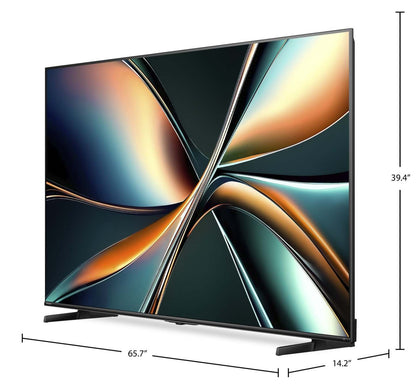 HISENSE 75 U68QF Mini-LED QLED 4K UHD AI Fire TV (75U68QF) | Téléviseur QLED à Mini DEL HISENSE U68QF UHD 4K de 75 po avec IA et Fire TV (75U68QF)