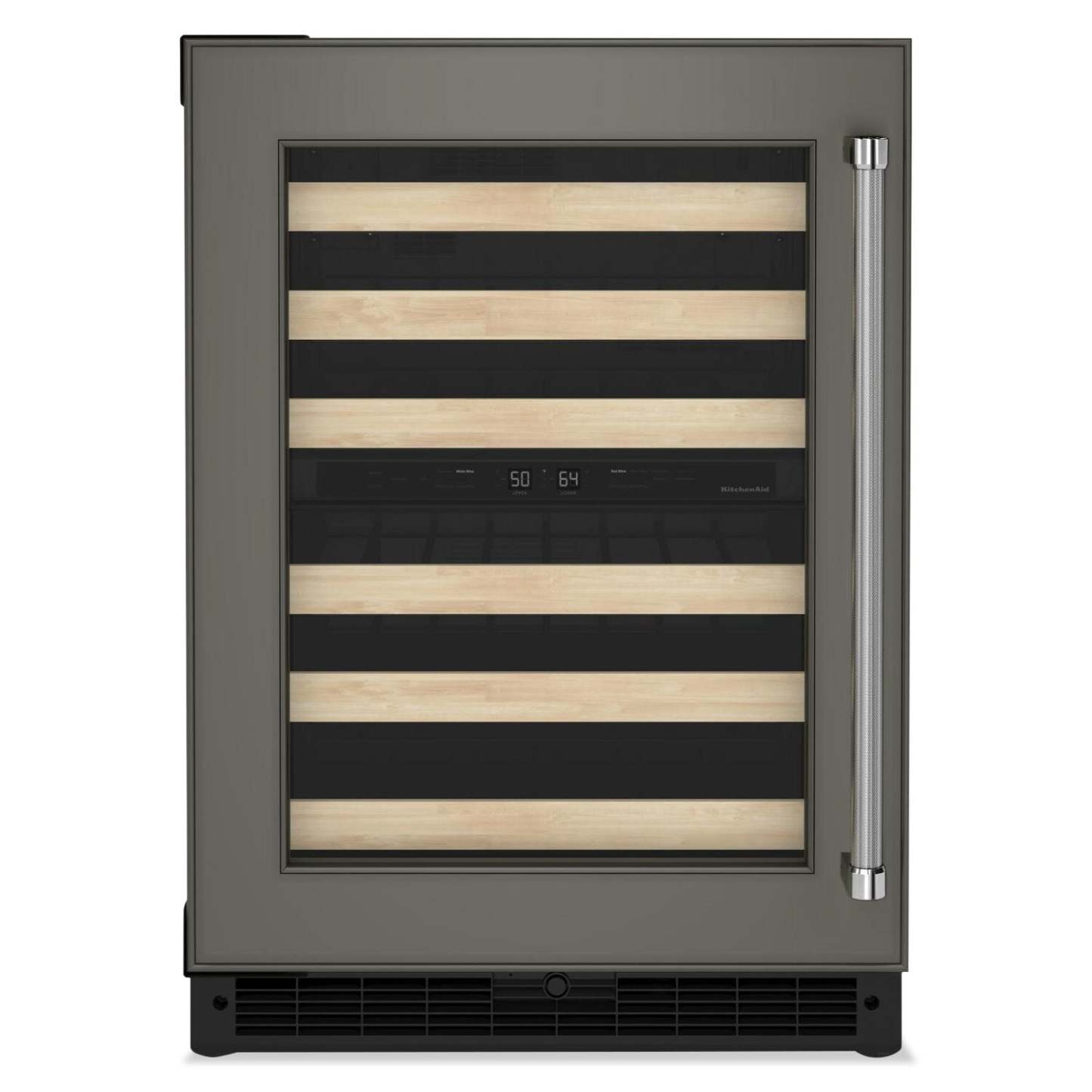 Réfrigérateur à vin KitchenAid de 24 po et de 5 pi³ sous le comptoir - panneau personnalisable - KUWL214KPA | KitchenAid 24 5 Cu. Ft. Undercounter Wine Refrigerator - Panel Ready - KUWL214KPA