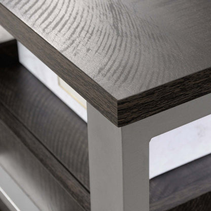 Rayna 59.84 L-Shaped Office Desk with 2-Drawers - Bureau en forme de L Rayna de 59,84 po avec 2 tiroirs - noyer foncé