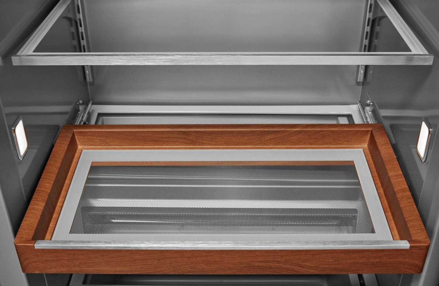 Réfrigérateur KitchenAid de 25,5 pi³ et de 42 po à compartiments juxtaposés - panneau personnalisable - KBSN702MPA