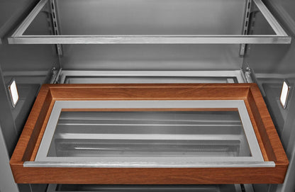 Réfrigérateur KitchenAid de 25,5 pi³ et de 42 po à compartiments juxtaposés - panneau personnalisable - KBSN702MPA