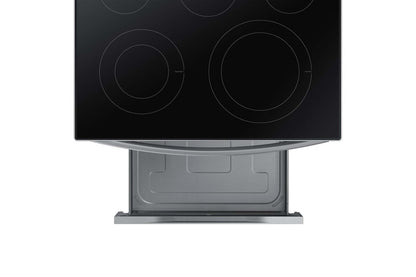 Cuisinière électrique intelligente amovible Samsung de 6,3 pi³ avec friture à air - acier inoxydable - NE63A6511SS/…