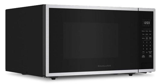 KitchenAid 1,6 Cu. Fort. Micro-ondes de comptoir – Acier inoxydable PrintShield - YKMCS122SPS | Four à micro-ondes de comptoir KitchenAid de 1,6 pi3 - acier inoxydable PrintShieldMC - YKMCS122SPS