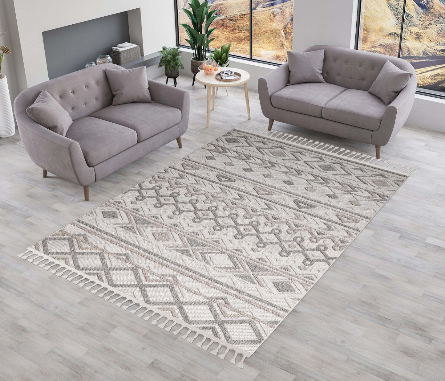 Tapis intérieur/extérieur Kenji - 7'10" x 10'6" | Tapis Kenji pour l'intérieur et pour l'extérieur - 7 pi 10 po x 10 pi 6 po