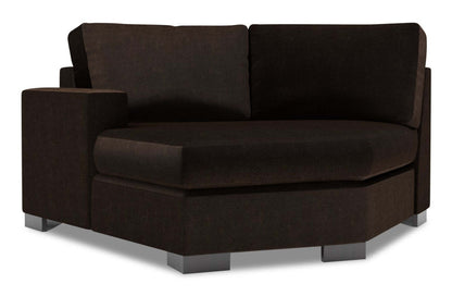 Sofa Lab Track LAF Cuddler - Luxury Chocolate | Fauteuil Cuddler de gauche Track de la collection Sofa Lab - Luxury Chocolate | TR873293