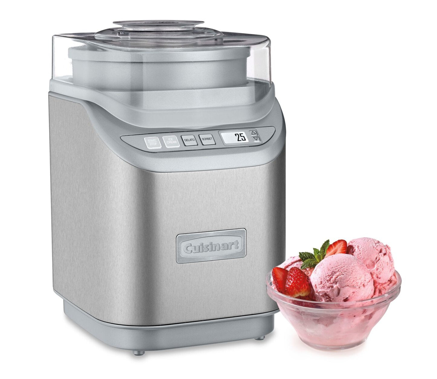 Cuisinart Gelateria Machine à yogourt glacé, crème glacée, gelato et sorbet - ICE-70C | Sorbetière au yogourt glacé, crème glacée, gelato et sorbet Gelateria de Cuisinart - ICE-70C