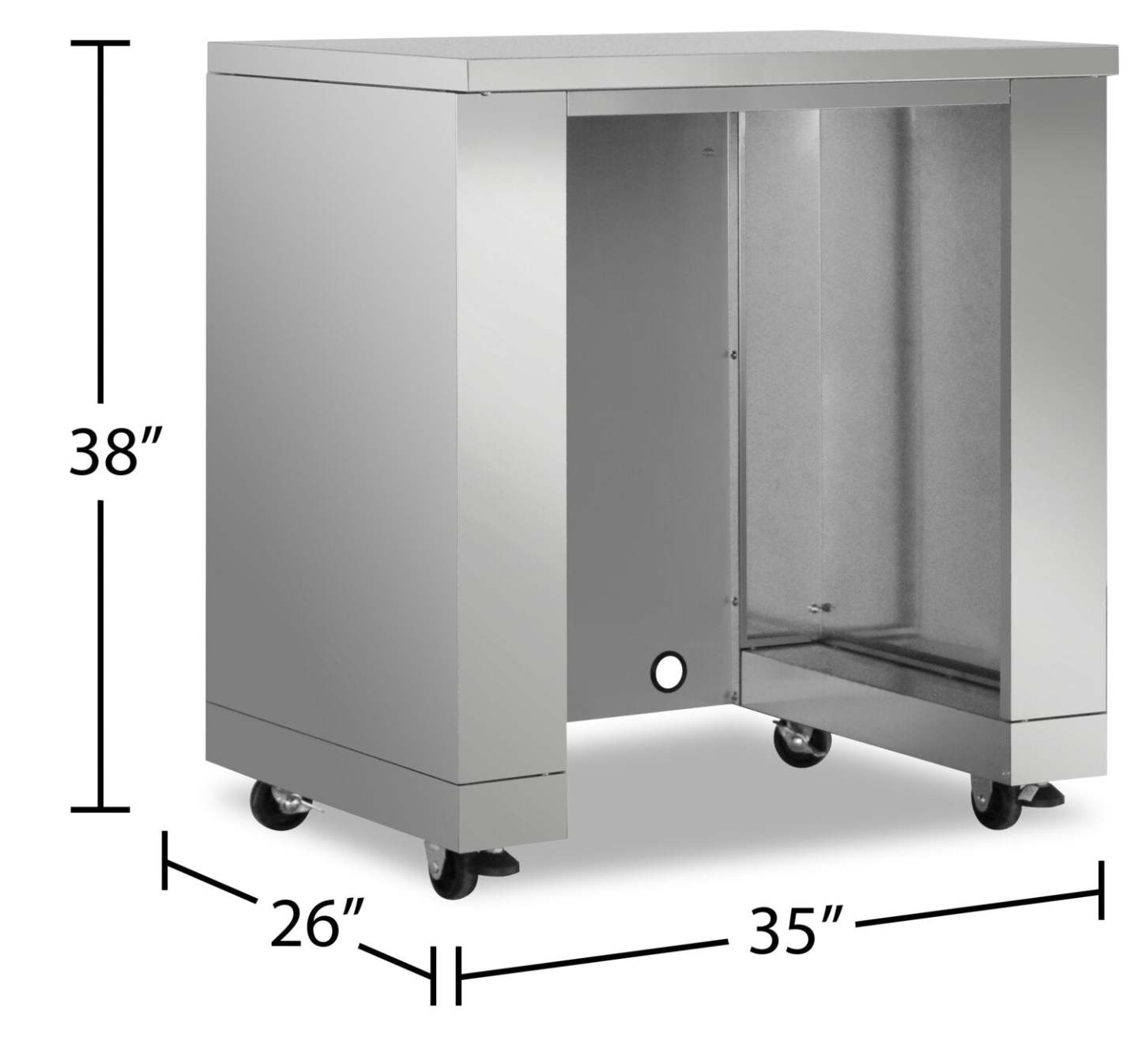Armoire de réfrigérateur pour cuisine extérieure Thor Kitchen - MK02SS304 | Armoire pour réfrigérateur Thor Kitchen pour la cuisine extérieure - MK02SS304 | MK02SCAB