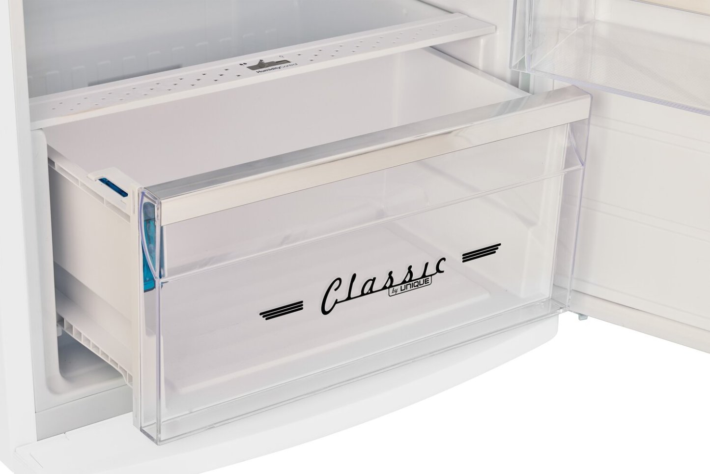 Unique Classique Rétro 24 11 Pi Cu. Réfrigérateur à congélateur supérieur – Blanc guimauve - UNQ-310L W TM | Réfrigérateur Classic Rétro d'Unique de 24 po et de 11 pi3 à congélateur supérieur - blanc guimauve - UNQ-310L W TM