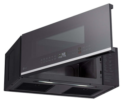 LG 1,3 Cu. Fort. Four à micro-ondes intelligent à profil bas avec cuisson par capteur - MVEF1337F | Quatre à micro-ondes à hotte intégrée intelligente à profil bas LG de 1,3 pi3 avec cuisson par capteur - MVEF1337F | MVEF133F