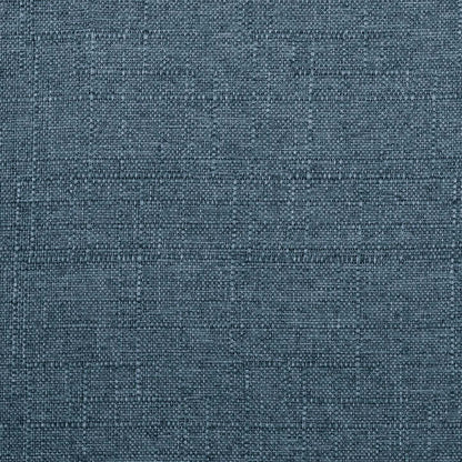 Fauteuil d'appoint Kyra 28,5 en tissu d'apparence lin avec accoudoirs courbés et structure en bois - Bleu | Fauteuil d'appoint Kyra de 28,5 po en tissu d'apparence lin avec accoudoirs courbés et armature en bois - bleu