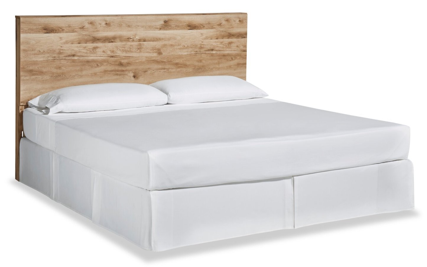 Tête de lit à panneau Derekson, Naturel - Très grand lit | Tête de lit à panneau Derekson, naturelle - format très grand lit