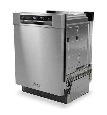 Lave-vaisselle Thor Kitchen de 24 po avec commandes à l’avant - acier inoxydable - ADW24PF | ADW24PFS