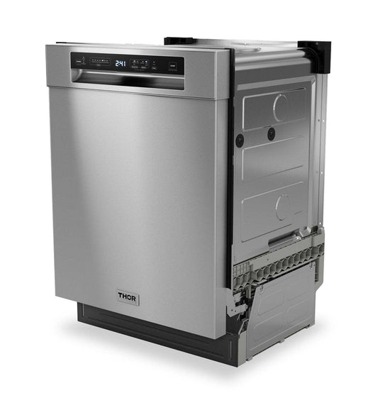 Lave-vaisselle Thor Kitchen de 24 po avec commandes à l’avant - acier inoxydable - ADW24PF | ADW24PFS