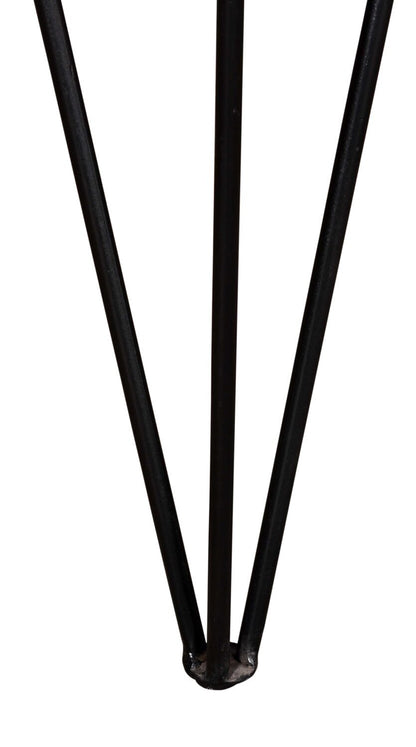 Kaleb 58 Rustic Sofa Table - Marron et Noir avec Pieds en Métal|Table de salon rustique Kaleb de 58 po - brune et noire avec pattes en métal