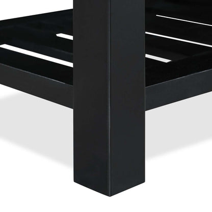 Ryan 43.5 Storage Bench with Bottom Shelf - Dark Grey|Banc de rangement Ryan de 43,5 po avec tablette Inférieure - gris foncé