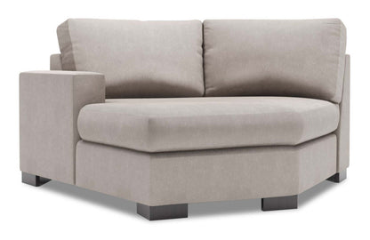 Sofa Lab Track LAF Cuddler - Pax Slate | Fauteuil Cuddler de gauche Track de la collection Sofa Lab - Pax Slate | TR873049