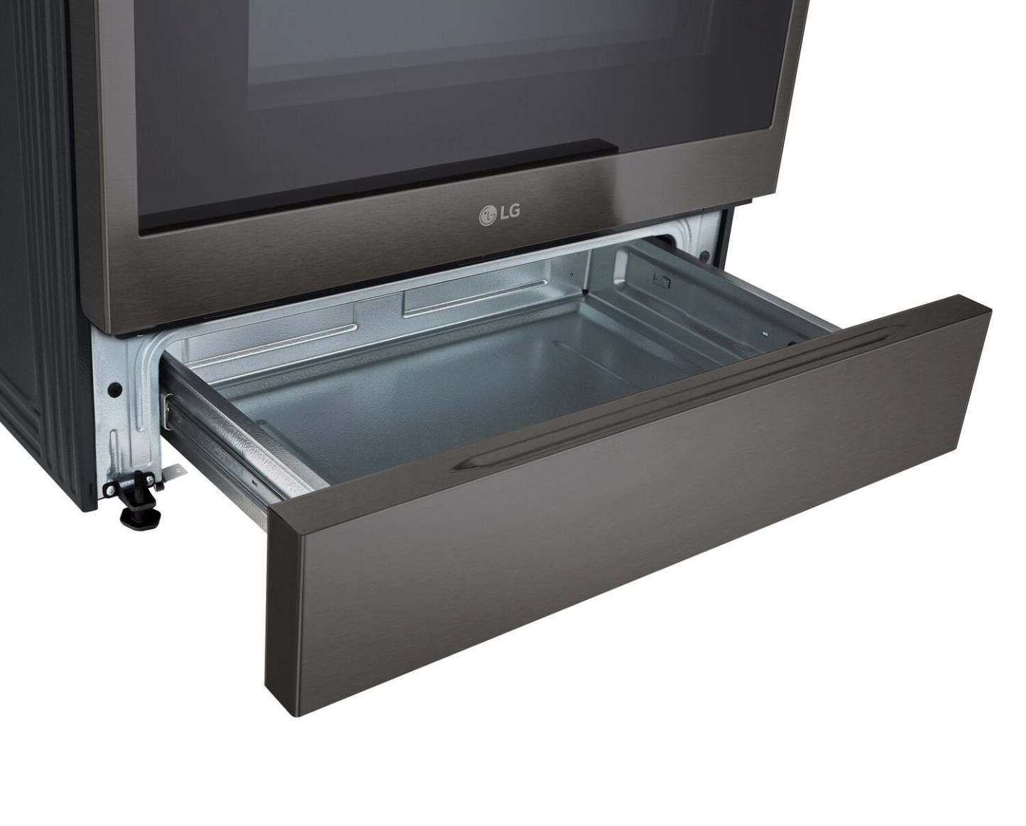 Cuisinière intelligente à gaz encastrée LG de 6,3 pi3 avec friture à air – acier inoxydable noir - LSGL6335Z