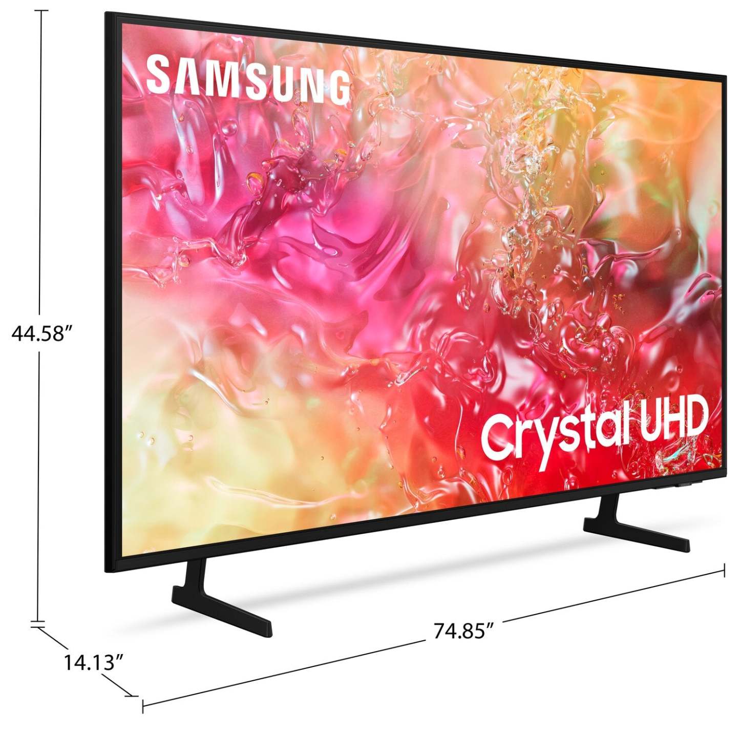 Samsung 85 4K UHD Direct Lit PurColour HDR10+ 60Hz Smart TV (UN85DU7100FXZC) | Téléviseur intelligent Samsung UHD 4K de 85 po à 60 Hz à rétroéclairage direct avec PurColourMD et HDR10+ (UN85DU7100FXZC)