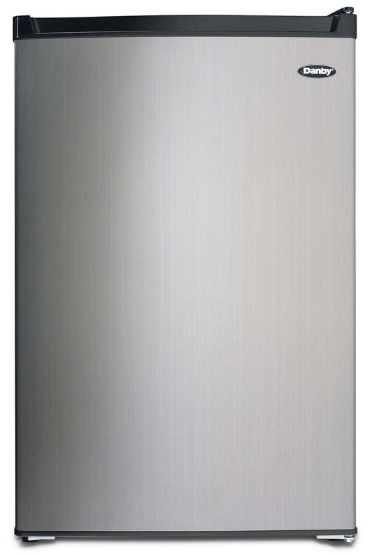 Danby 21,3 4,5 Cu. Fort. Réfrigérateur avec véritable congélateur - Acier inoxydable - DCR045B1BSLDB | Réfrigérateur Danby de 4,5 pi³ et de 21,3 po véritable avec congélateur - acier inoxydable - DCR045B…
