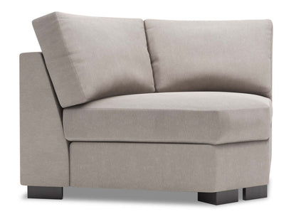 Sofa Lab Track Curved Wedge - Pax Slate | Fauteuil courbé en coin Track de la collection Sofa Lab - Pax Slate | TR843049