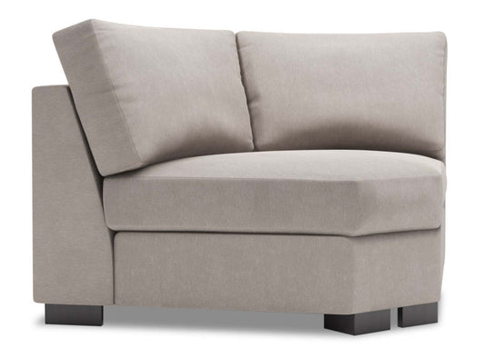 Sofa Lab Track Curved Wedge - Pax Slate | Fauteuil courbé en coin Track de la collection Sofa Lab - Pax Slate | TR843049