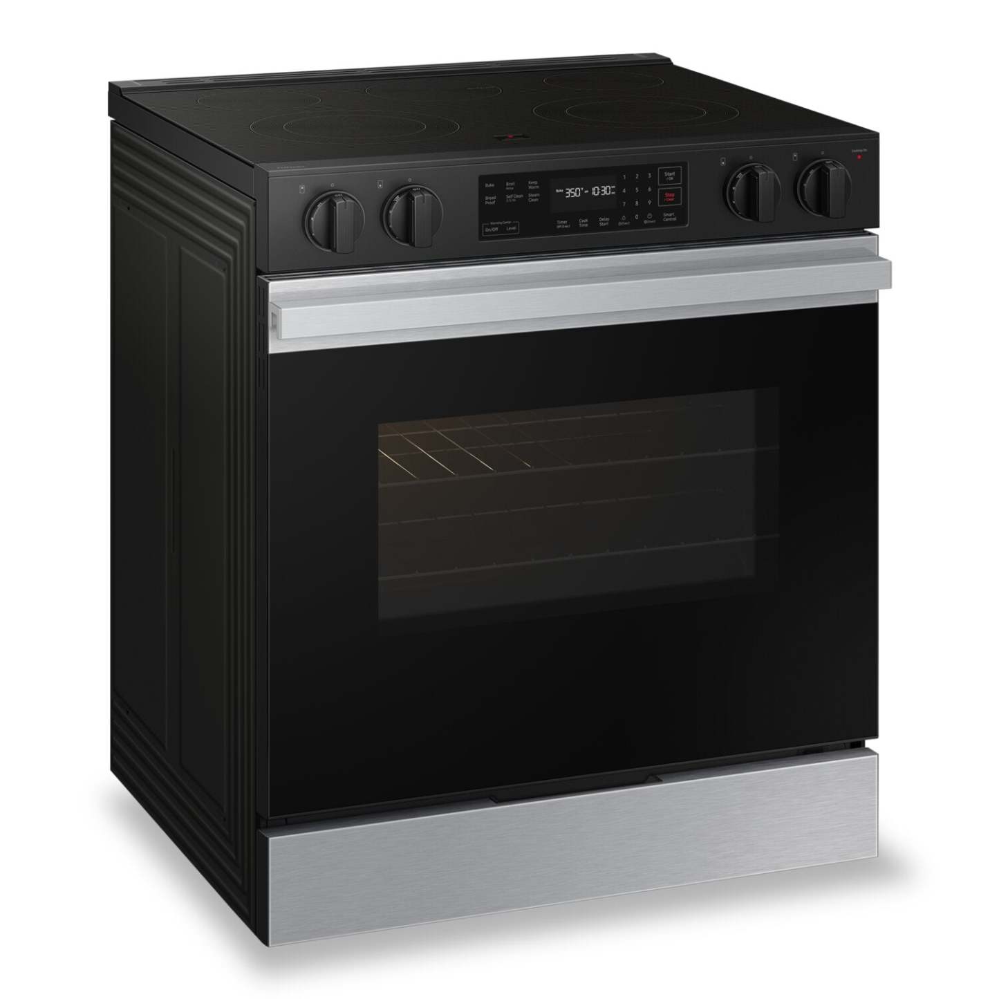 Cuisinière intelligente électrique encastrée Samsung de 6,3 pi³ avec commande vocale - acier inoxydable - NSE6DG8100…