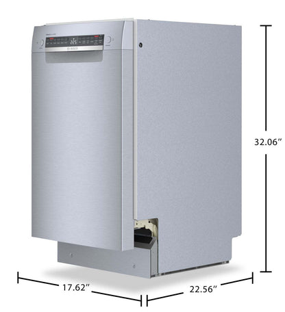 Bosch 18 800 Series Smart Dishwasher with PrecisionWash® and Third Rack - SPE68C75UC | Lave-vaisselle intelligent Bosch de série 800 de 18 po avec PrecisionWashMD et 3e panier - SPE68C75UC | SPE685UC