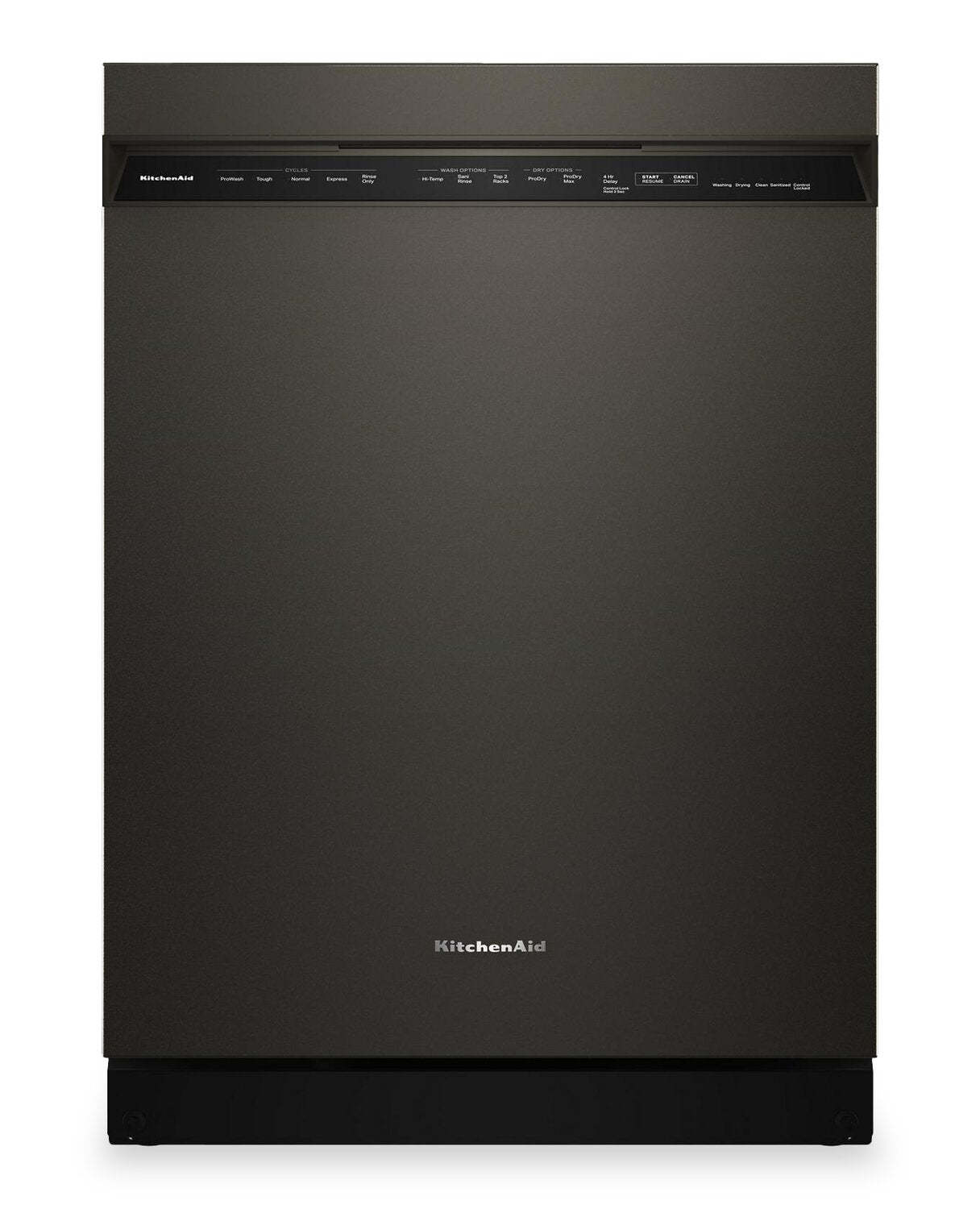 Lave-vaisselle KitchenAid de 24 po et de 44 dBA avec troisième panier 360° Max JetsMC - minerai noir - KDFS424SBE