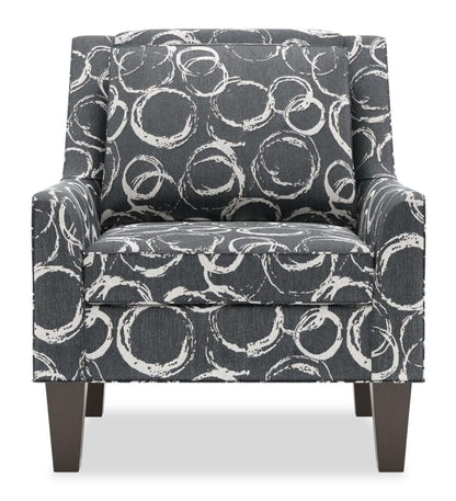 Fauteuil d’appoint club Sofa Lab personnalisable en tissu 29 po avec pattes en bois - Heather multicolore | Made in Canada Sofa Lab Customizable Club 29 Fabric Accent Chair with Wood Legs - Heather Multicolour | CLUB1163