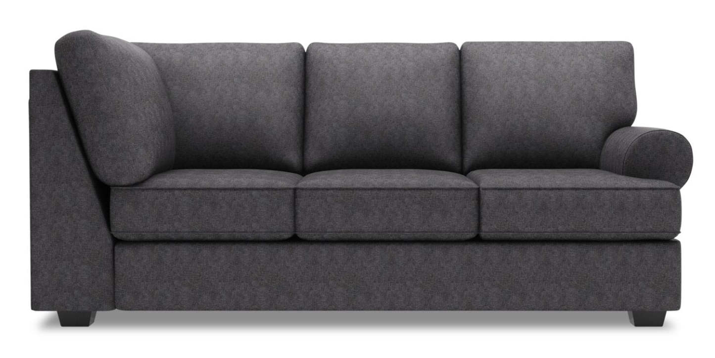 Sofa Lab Roll RAF Sofa Return - Charbon de luxe | Sofa de droite pour rallonge Roll de la collection Sofa Lab - Charbon de luxe | RO162993