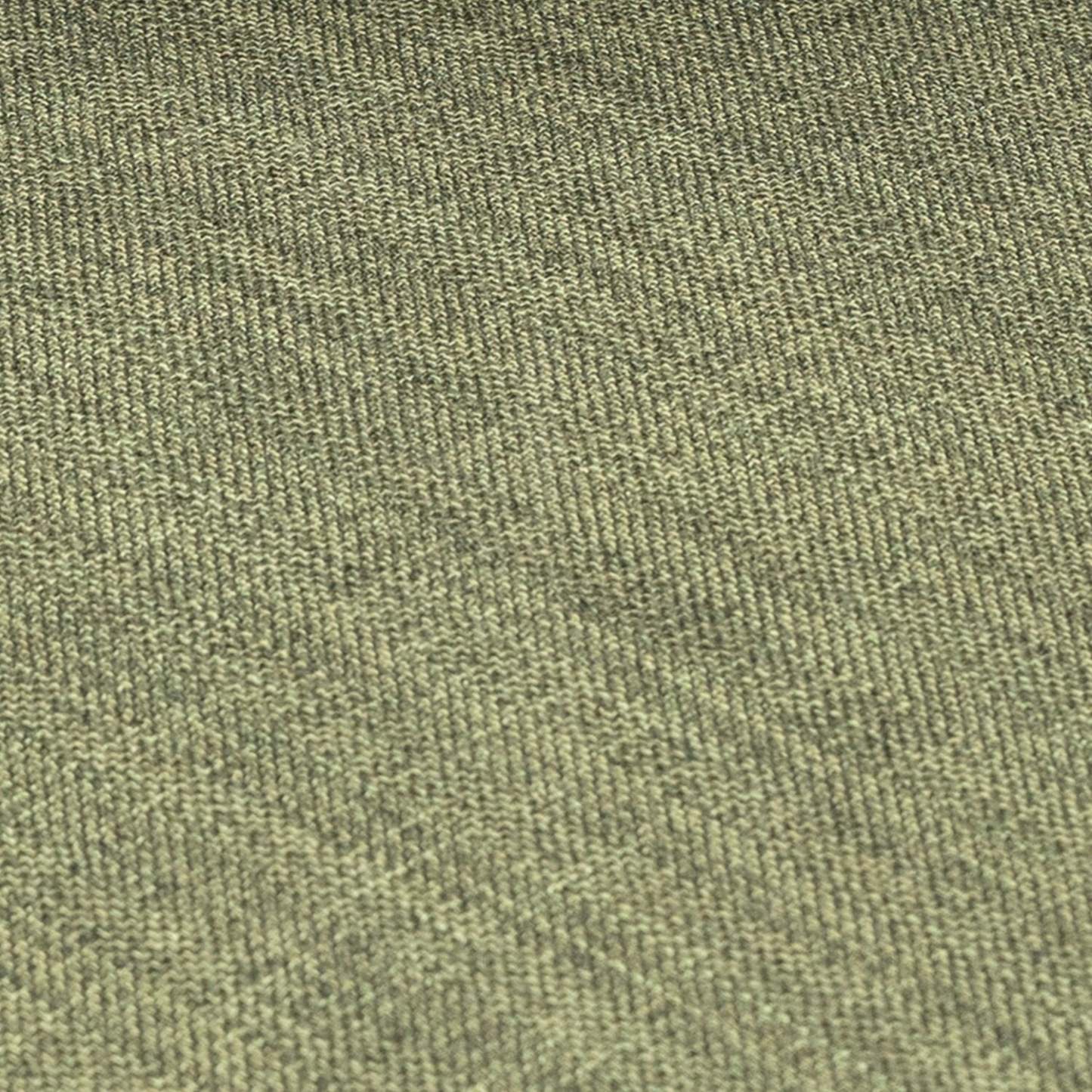 Sofa Freeman de Kort & Co. de 80 po de format condo en tissu d’apparence lin avec base et pattes en bois - vert avocat