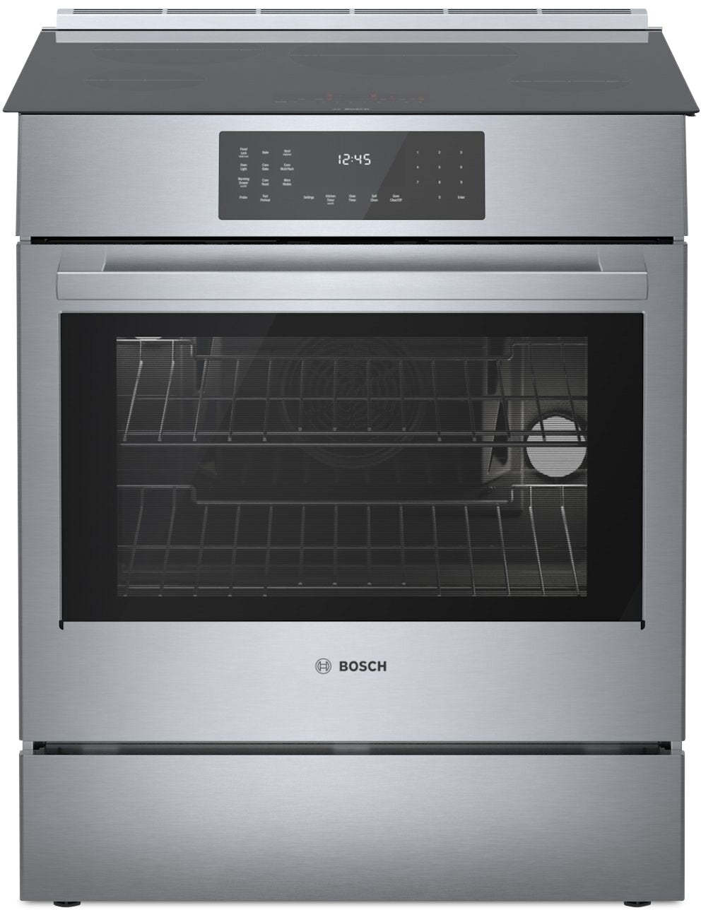 Cuisinière électrique Bosch de série 800 de 4,6 pi3 avec surface de cuisson à induction - HII8057C | HII8057C