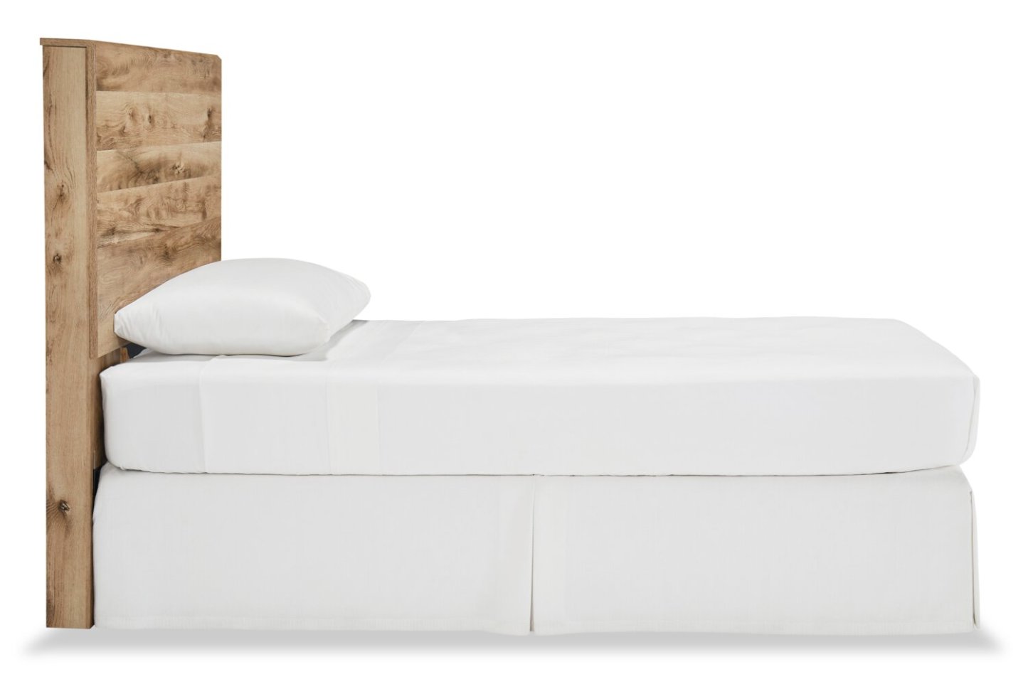 Tête de lit à panneau Derekson pour enfants, naturel - taille simple | Tête de lit à panneau Derekson pour enfants, naturelle - format lit simple