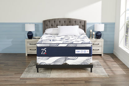 Ensemble à sommier tapissier divisé Springwall 75e anniversaire pour grand lit | Ensemble sommier divisé 75e anniversaire de Springwall pour grand lit