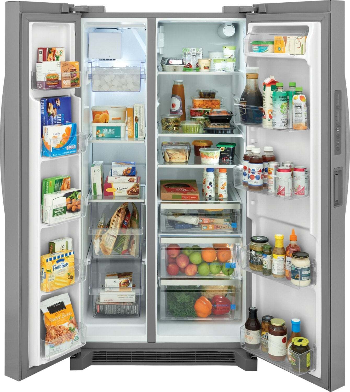 Réfrigérateur Frigidaire Gallery de 26 pi3 et de 36 po à compartiments juxtaposés - acier inoxydable - GRSN2620AF | GRSN26AF