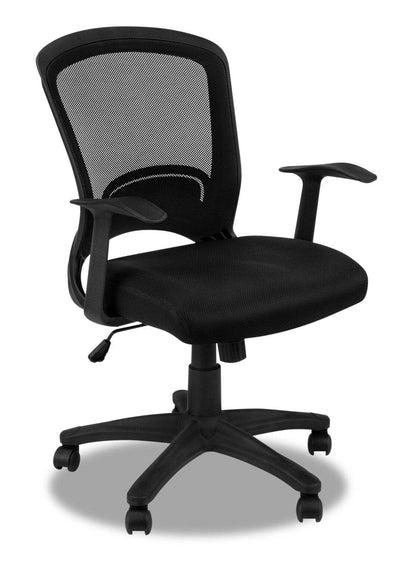 Hobbs 24 Office Chair - Noir |Chaise de bureau Hobbs de 24 po - noire
