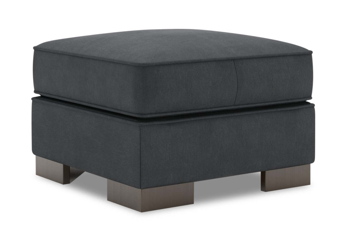 Fabriqué au Canada Canapé personnalisable Lab Track 24 en tissu d'apparence lin - Pax gris poivre | Pouf Track de Sofa Lab de 24 po fabriqué au Canada en tissu d'apparence lin - gris Pax Pepper | TR802949